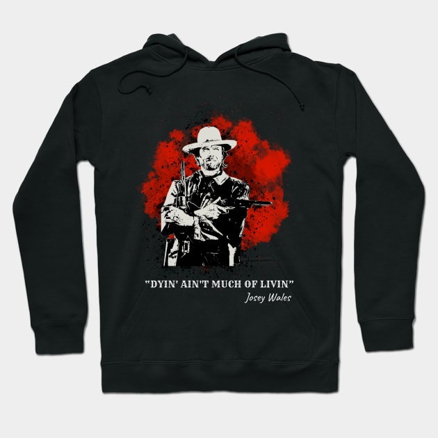 The Outlaw Josey Wales Retro Hoodie by Mollie